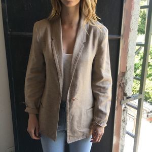 VINTAGE Nordstrom Ramie Blazer